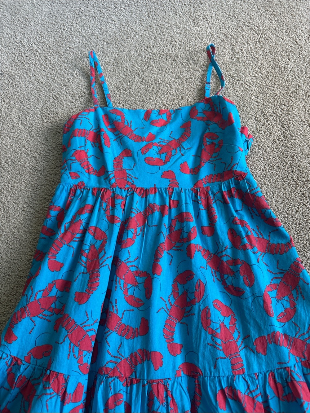 J. crew lobster print sun dress - Picture 7 of 14